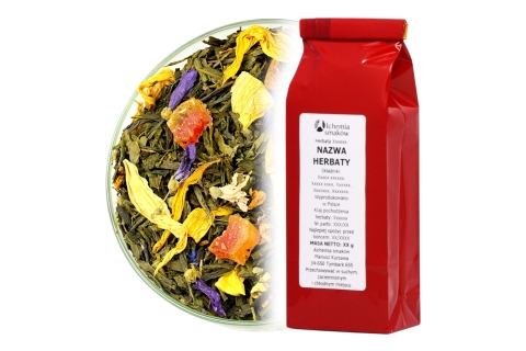 Herbata Zielona KAKTUSOWA ROZKOSZ (OT) (50g) Egzotyczna Oaza Smaku !